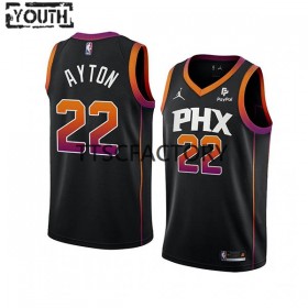 Dres Phoenix Suns DeAndre Ayton 22 Jordan 2022-23 Statement Edition Crno Swingman - Dječji